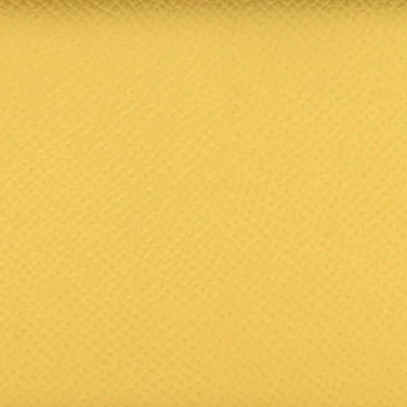 Jaune Mango leather swatch